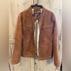 Mens Guess Suede Jacket